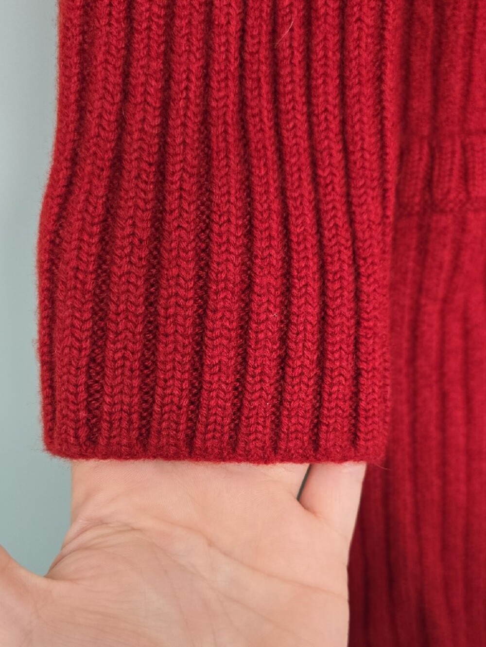 Jones New York Rust Ribbed Button-Front Cardigan - Picture 5 of 11
